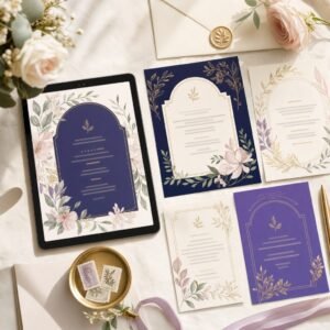 Digital Wedding Invitation Suite